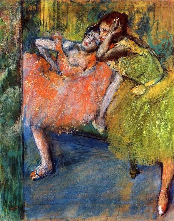 Edgar Degas Two Dancers in the Foyer